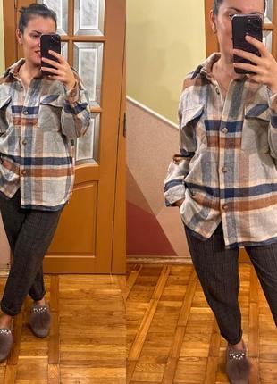 Италия. my star.рубашка. пальто-рубашка в составе 20% шерсть,теплая.можно в качестве верхней одежды к хл