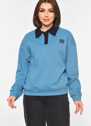 Свитшот с воротом свитер