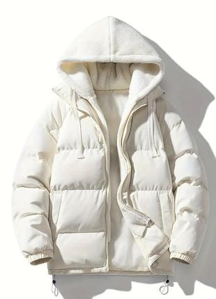 Курточка пуховик унісекс оверзайз. l