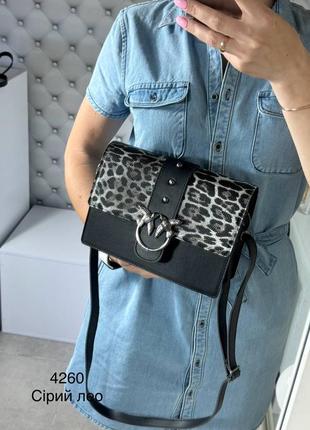 Женская сумка из эко кожи, лео