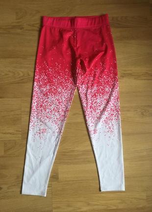 Детские подростковые лосины спортивные размер 158-164