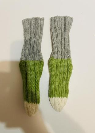 Шкарпетки вʼязані теплі