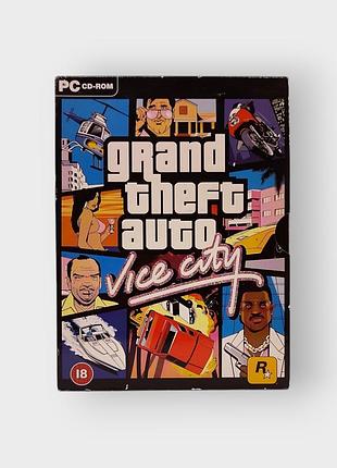 Диск з грою grand theft auto vice city (pc)