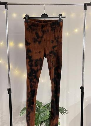 Лосины рубчик тай дай h&amp;m