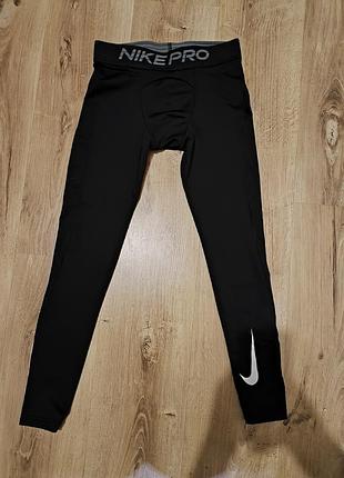 Спортивные леггинсы/термоштаны nike pro