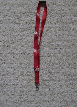 Ремень-ремень -шнурок с карабином, длина 45-30 см