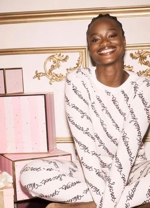 Хлопковая пижама victoria's secret виктория сикрет оригинал