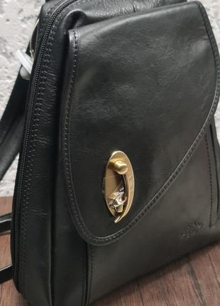 Кожаный женский рюкзак katana