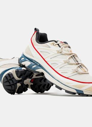 Кросівки salomon xt-6 expanse white red blue4 фото