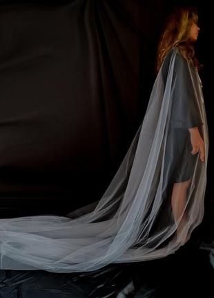 Свадебный плащ накидка