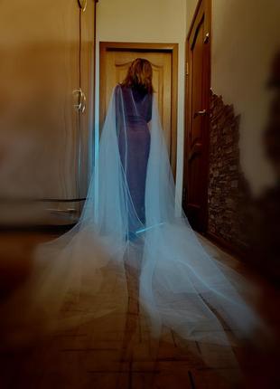 Свадебный плащ накидка