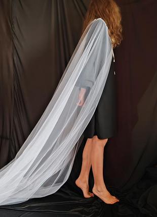 Свадебный плащ накидка