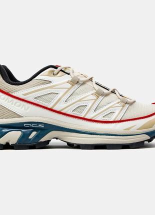 Кросівки salomon xt-6 expanse white red blue2 фото