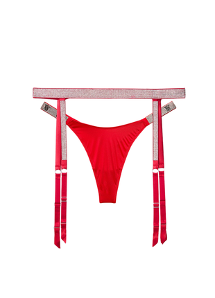 Роскошный комплект victoria's secret трусики и пояс для чулок