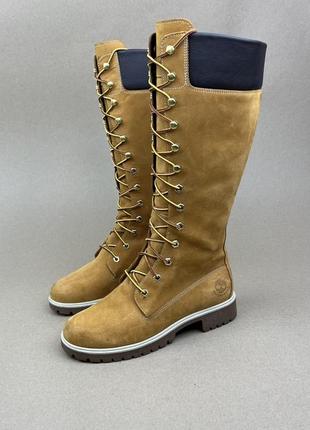 Оригінальні шкіряні високі черевики outdoorova timberland adventure