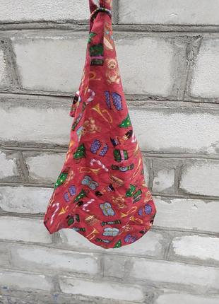 Новогодний носок подарочная