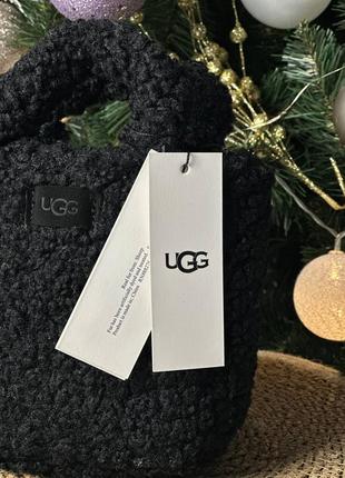 Теди сумка ugg, черная меховая сумка угг