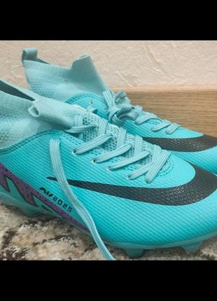 Футбольные детские бутсы nike air 35p.