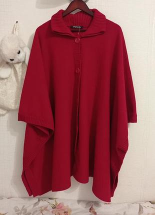 Пончо. кейп. немечки, бренд. betty barklay. шерсть.
