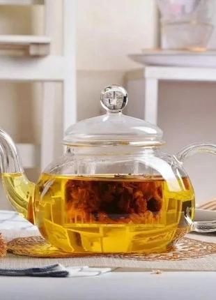 Стеклянный чайник, заварочный чайник
