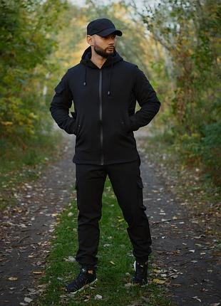 Чоловічій теплий костюм softshell