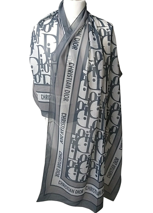 Легкий шарф палантин christian dior