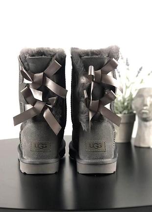 Угги угги угги ugg bailey bow ii boot grey