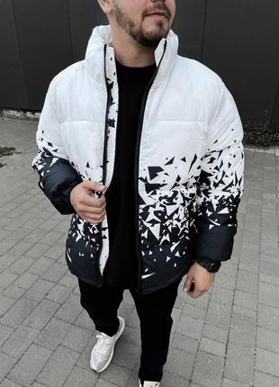 Зимовий чоловічий пуховик