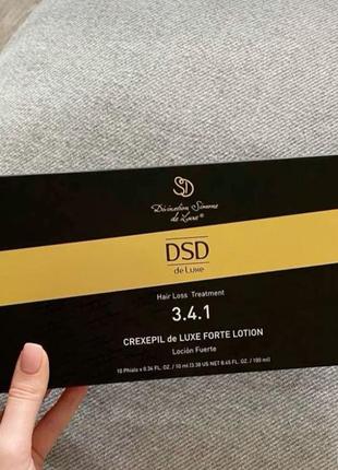 Лосьон 3.4.1 crexepil dsd de luxe forte lotion для снижения выпадения волос и стимуляции их роста