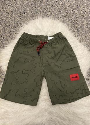 Оригинальные детские шорты hugo boss