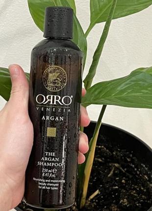 Шампунь с маслом арганы orro venezia argan