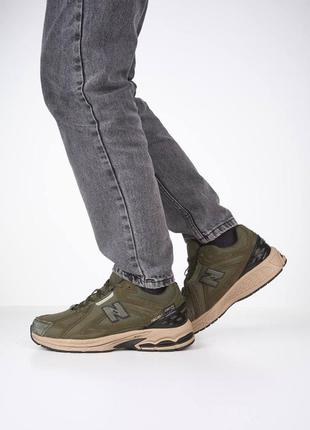 Кроссовки new balance 1906r BSDx cordure green fur