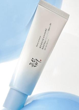Легкий солнцезащитный крем beauty of joseon relief sun aqua-fresh : rice + b5 spf50+ pa++++