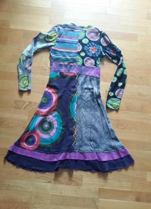 Трикотажное платье desigual, размер s-m