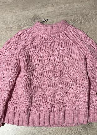 Тепла велика вʼязка джемпер h&m 2