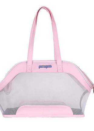 Сумка для переноски кошек и собак 43x23x28 см cosmopet cp-38 pink