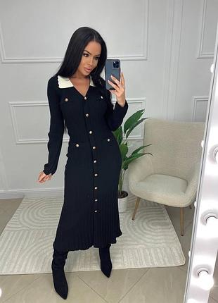 Люксовое длинное платье с•h•a•n •l