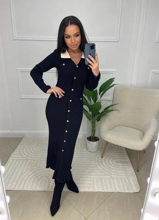 Люксовое длинное платье с•h•a•n •l