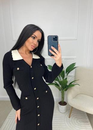 Люксовое длинное платье с•h•a•n •l