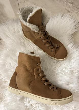 Шкіряні жіночі черевики ugg