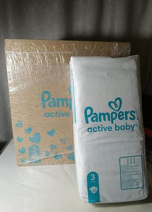 Подгузники pampers active baby размер 3 ( 6-10кг) 208шт