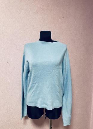 Голубой джемпер свитер h&m
