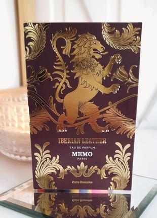 Memo iberian leather пробник 1.5мл