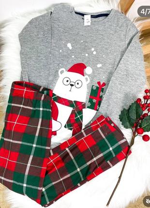 Чудова новорічна піжама на хлопчика не утеплена бавовна