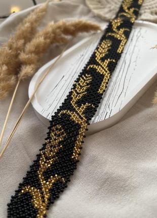 Силка гердан чокер из бисера 2