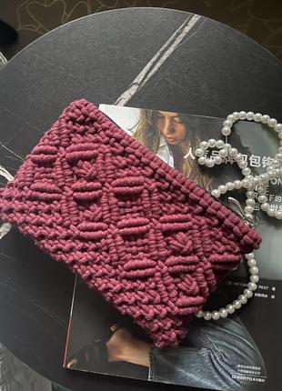 Косметичка макраме ручної роботи