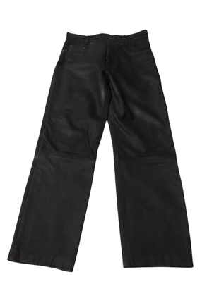 Стильні чоловічі брюки із натуральної шкіри нубук