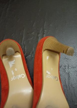 Туфли лодочки замша р.38-38.5  gabor3 фото