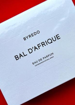 Byredo bal d'afrique распил аромата (оригинал)