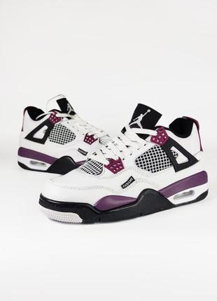Кросівки хутро зимові nike air jordan 4 paris fur